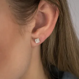 0.15 Carat Stud Diamond Earrings in 9ct Yellow Gold