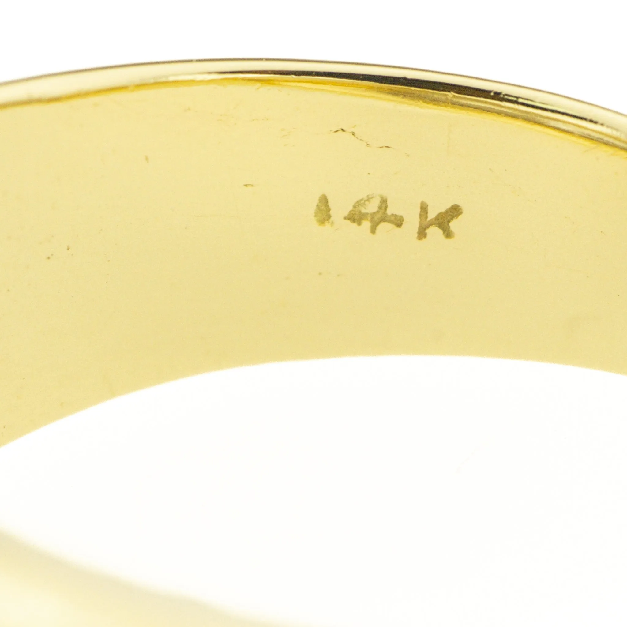 1.30ctw Gent's Diamond Ring in 14K Two Tone Gold - Size 10.25