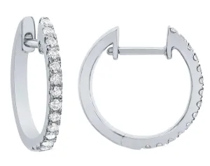 Bandiera Jewellers Diamond Hoop Earrings 0.25ct AER-12654