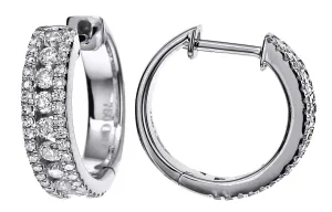 Bandiera Jewellers Diamond Hoop Earrings 0.50ct AER-5634
