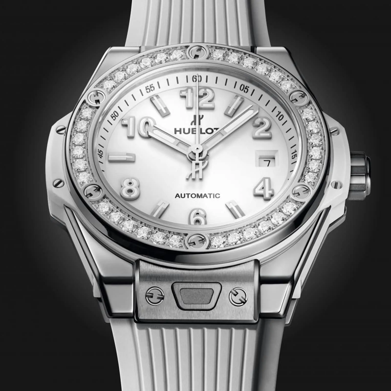 Big Bang One Click Steel White Diamonds