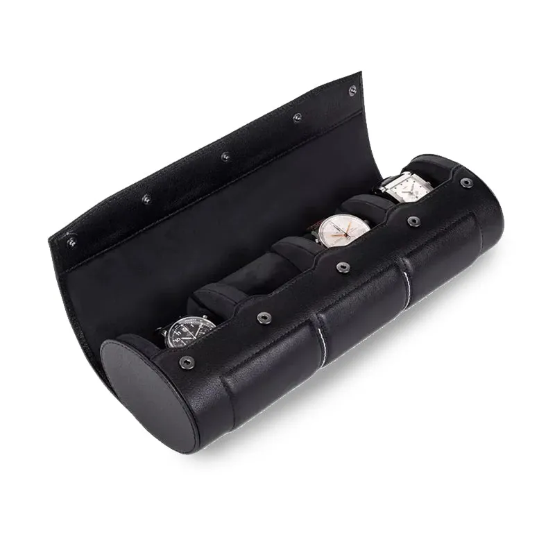 BUBEN & ZORWEG NITRO 4 BLACK ROLL WITH SILVER STITCHING