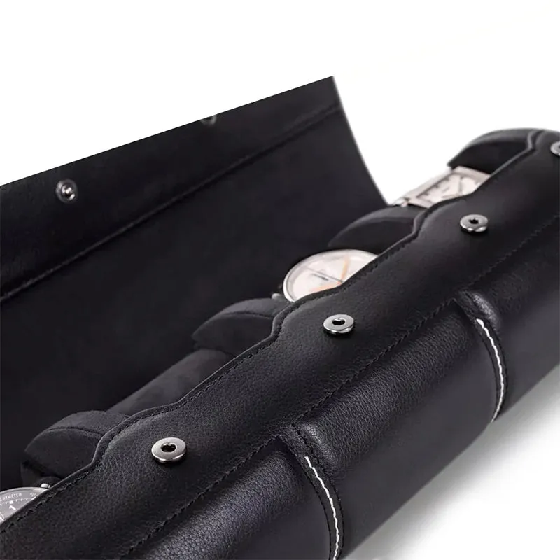 BUBEN & ZORWEG NITRO 4 BLACK ROLL WITH SILVER STITCHING