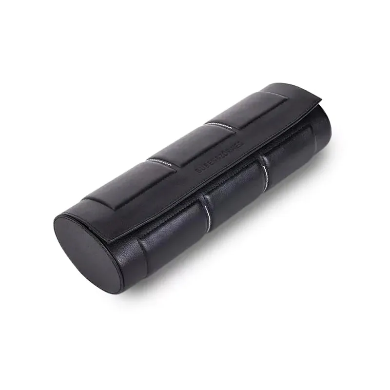BUBEN & ZORWEG NITRO 4 BLACK ROLL WITH SILVER STITCHING