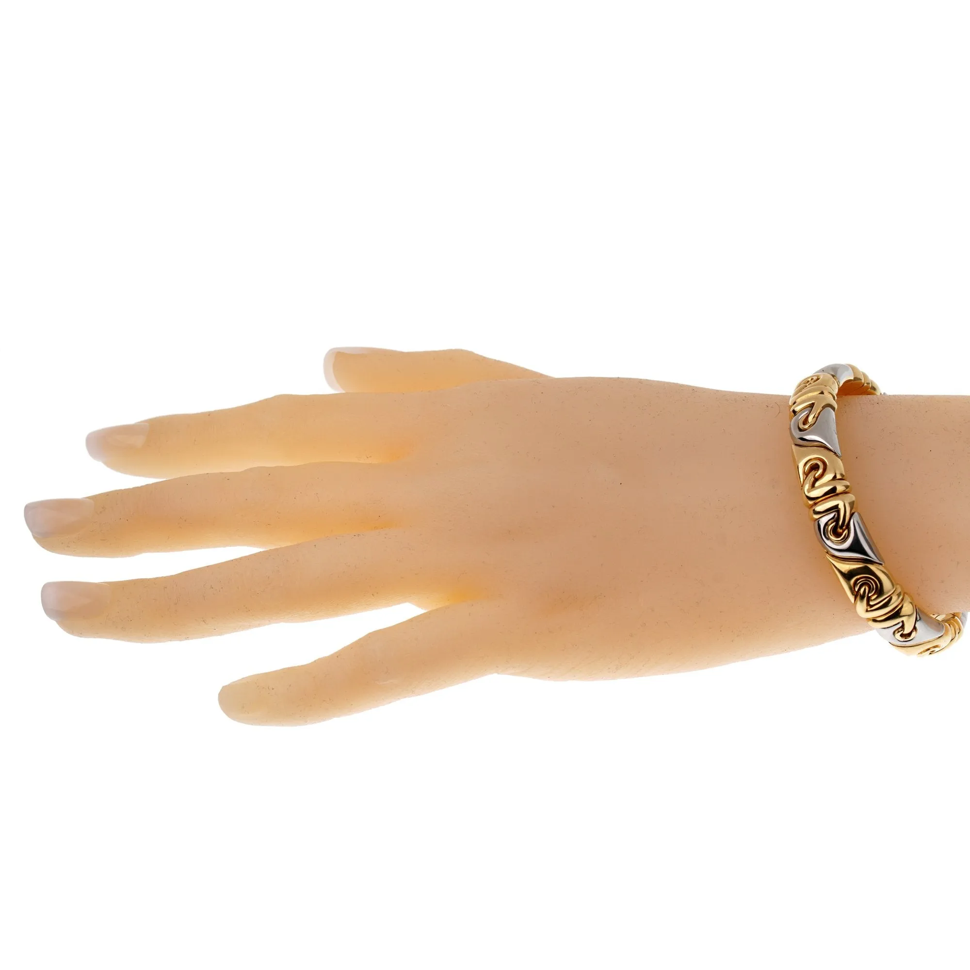 Bvlgari Vintage 18K Yellow Gold Cuff Bangle