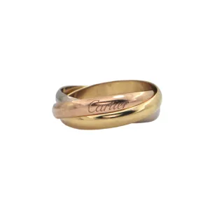 Cartier 18K Trilogy Ring 2022