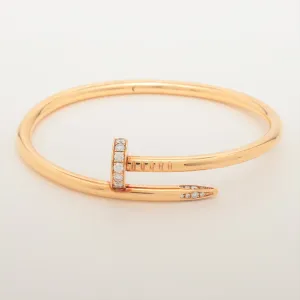 Cartier Juste un Clou 18k Yellow Gold Bracelet Classic Model Size 16