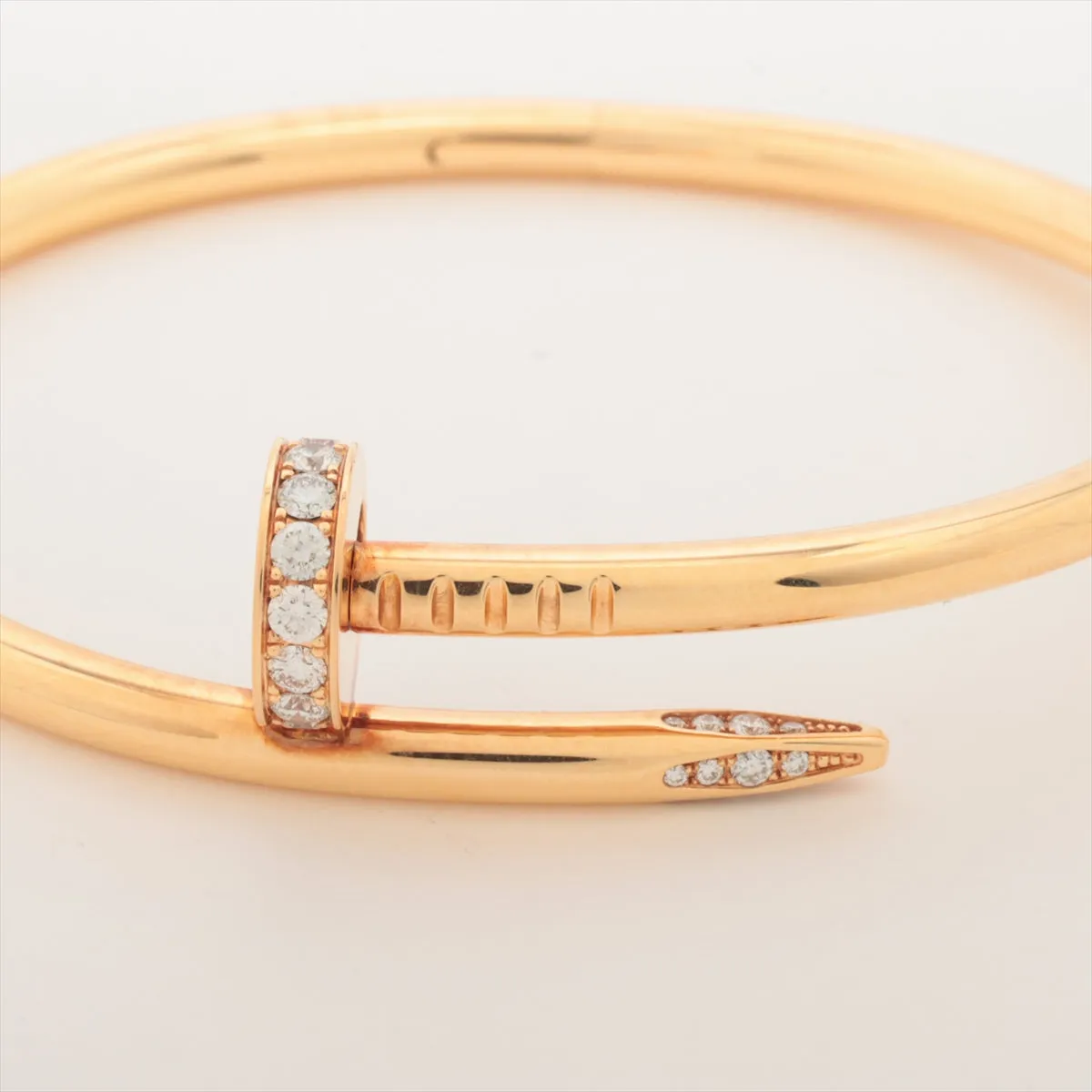 Cartier Juste un Clou 18k Yellow Gold Bracelet Classic Model Size 16