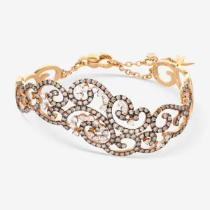 Casato 18K Yellow Gold and Diamond 3.12ct. tw. Chain Cuff Bracelet 424080