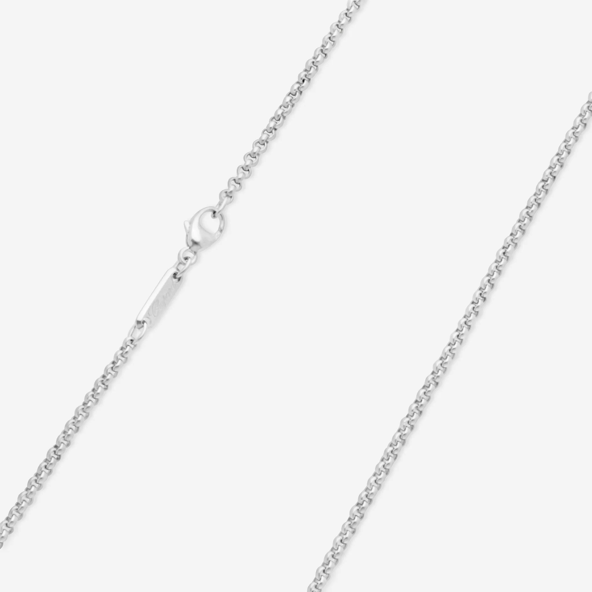 Chopard Happy Diamonds 18K White Gold Diamond Pendant Necklace 796719-1003