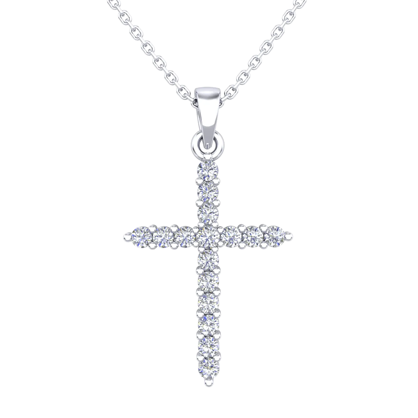 Diamond Cross Pendant - 0.25 Carats