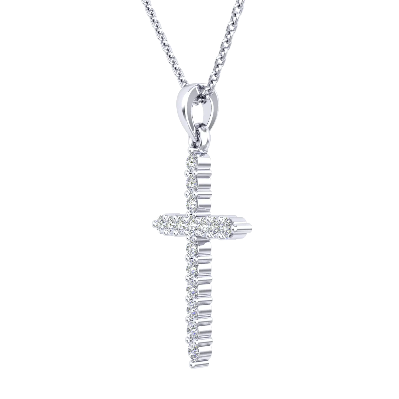 Diamond Cross Pendant - 0.25 Carats