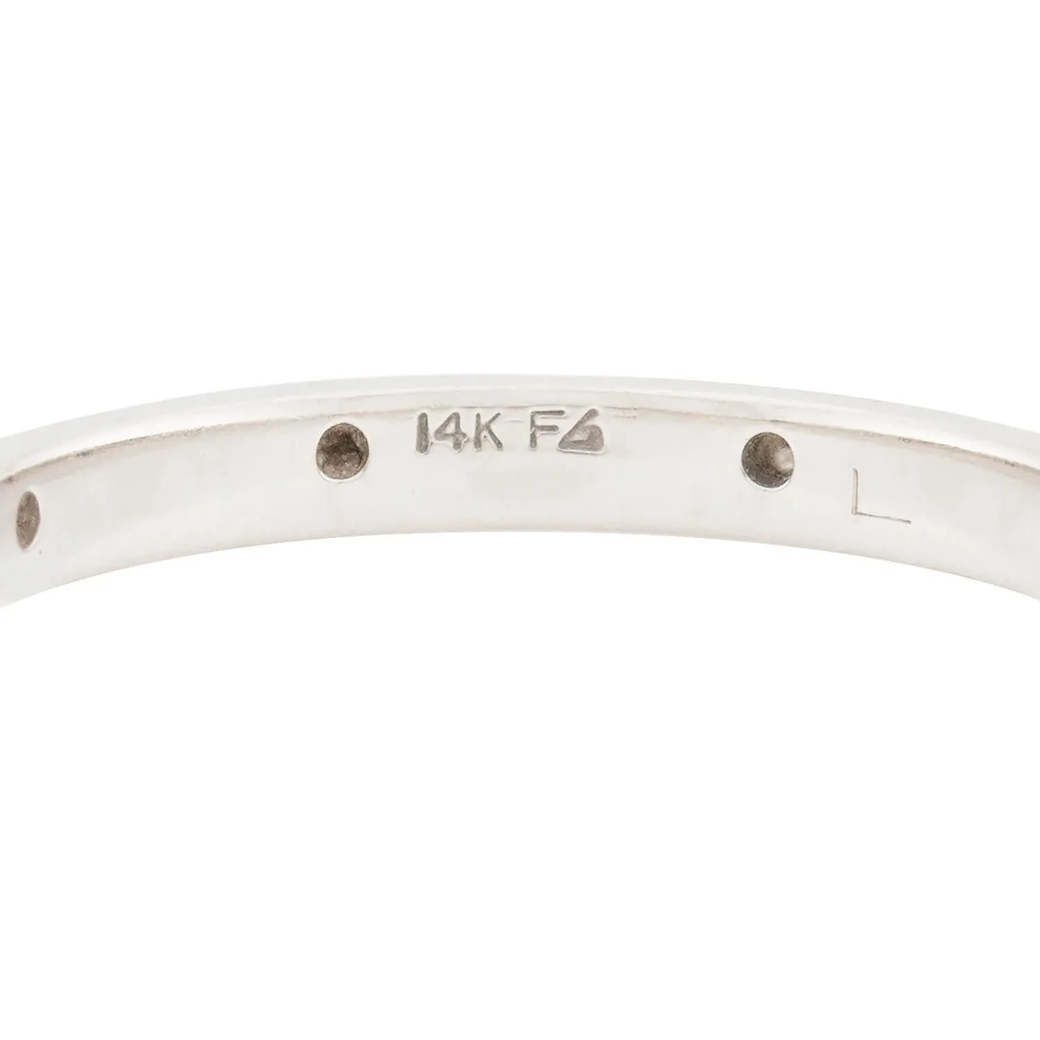 Estate 14k Diamond Mixed Metals Three Band Set