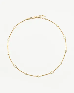 Floating Stone Charm Choker