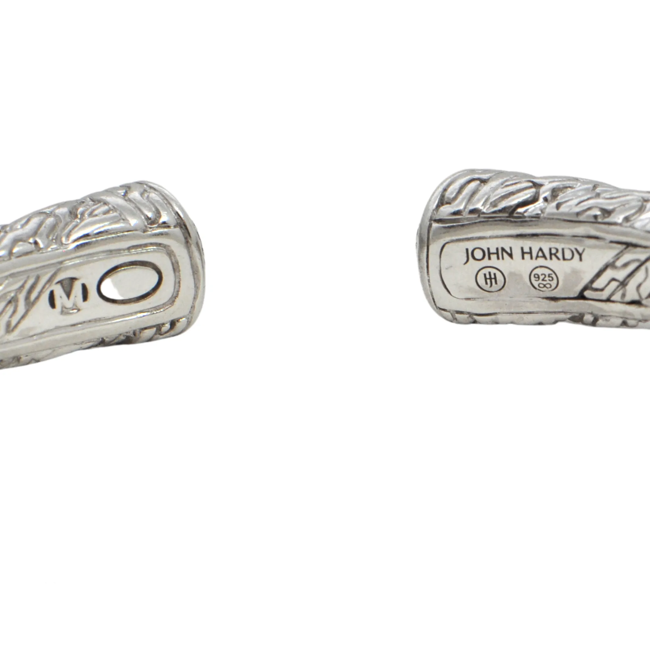 John Hardy Diamond Sterling Silver Graduated Kick Cuff
