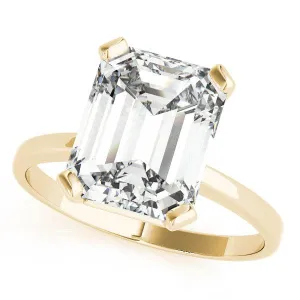 Lenore - Unparalleled luxury 4.0 Carat Emerald Cut Diamond Ring