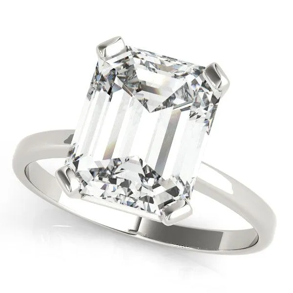 Lenore - Unparalleled luxury 4.0 Carat Emerald Cut Diamond Ring