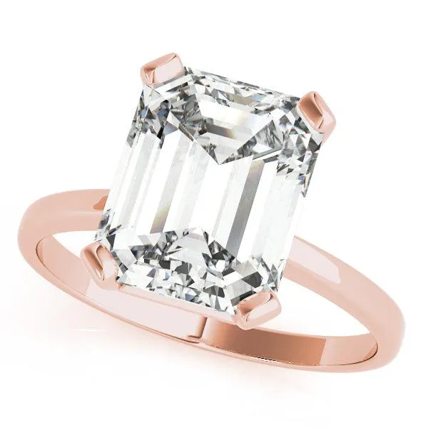 Lenore - Unparalleled luxury 4.0 Carat Emerald Cut Diamond Ring