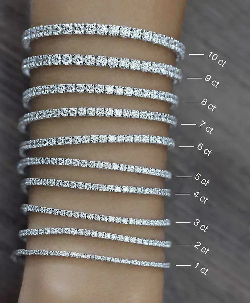 Liana 6.0 Carat Lab Grown Diamond Tennis Bracelet: A Symphony of Sustainable Luxury