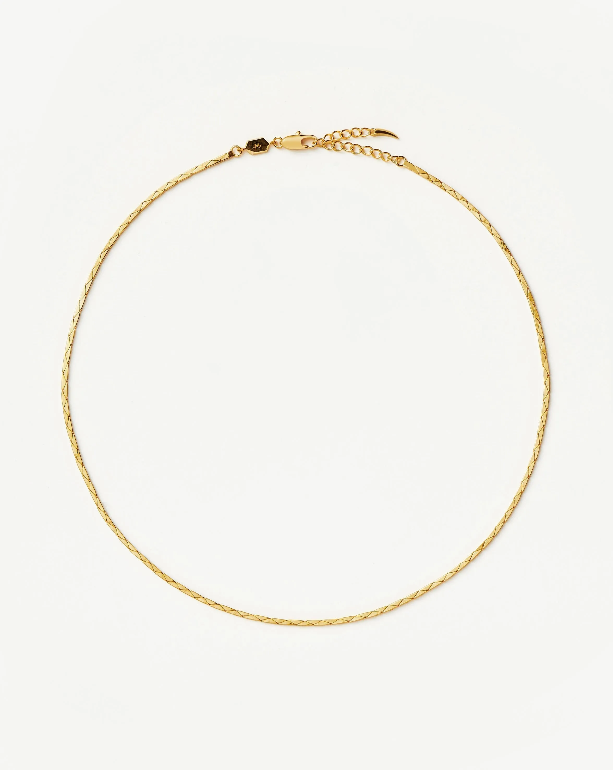 Lucy Williams Cobra Snake Chain Choker | 18k Gold Plated