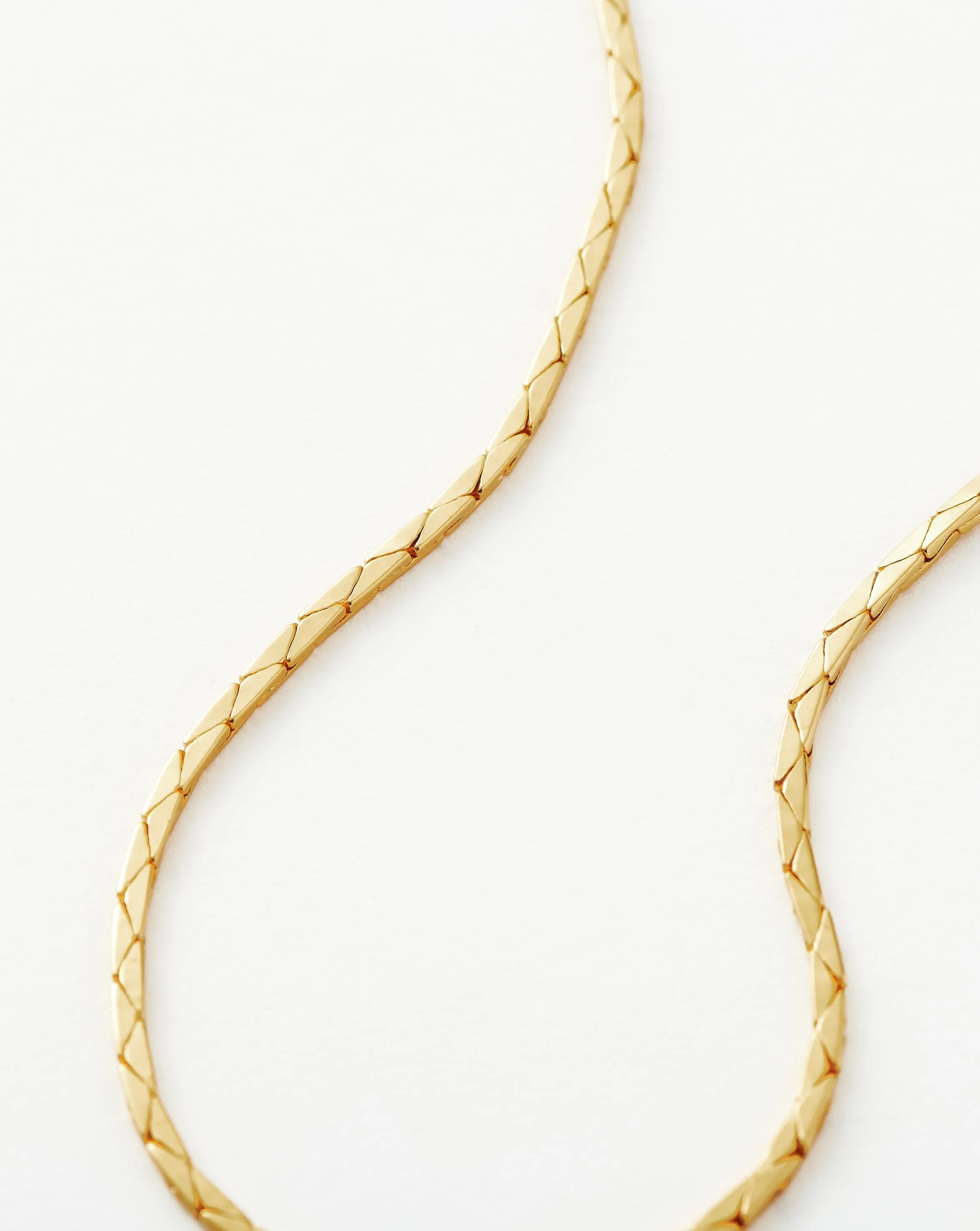 Lucy Williams Cobra Snake Chain Choker | 18k Gold Plated