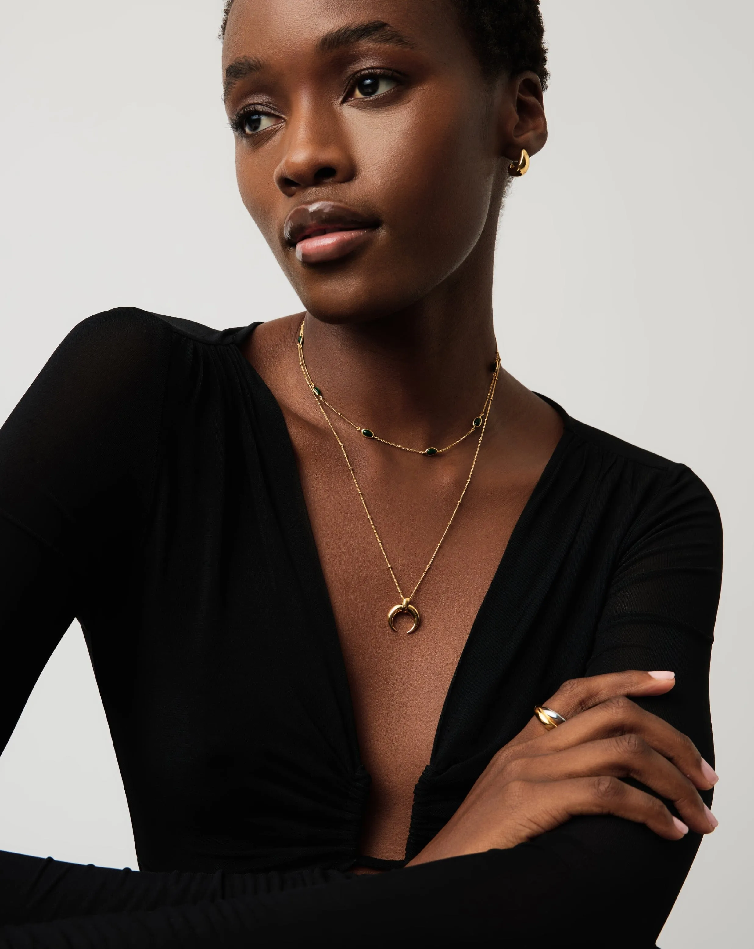 Lucy Williams Large Horn Necklace