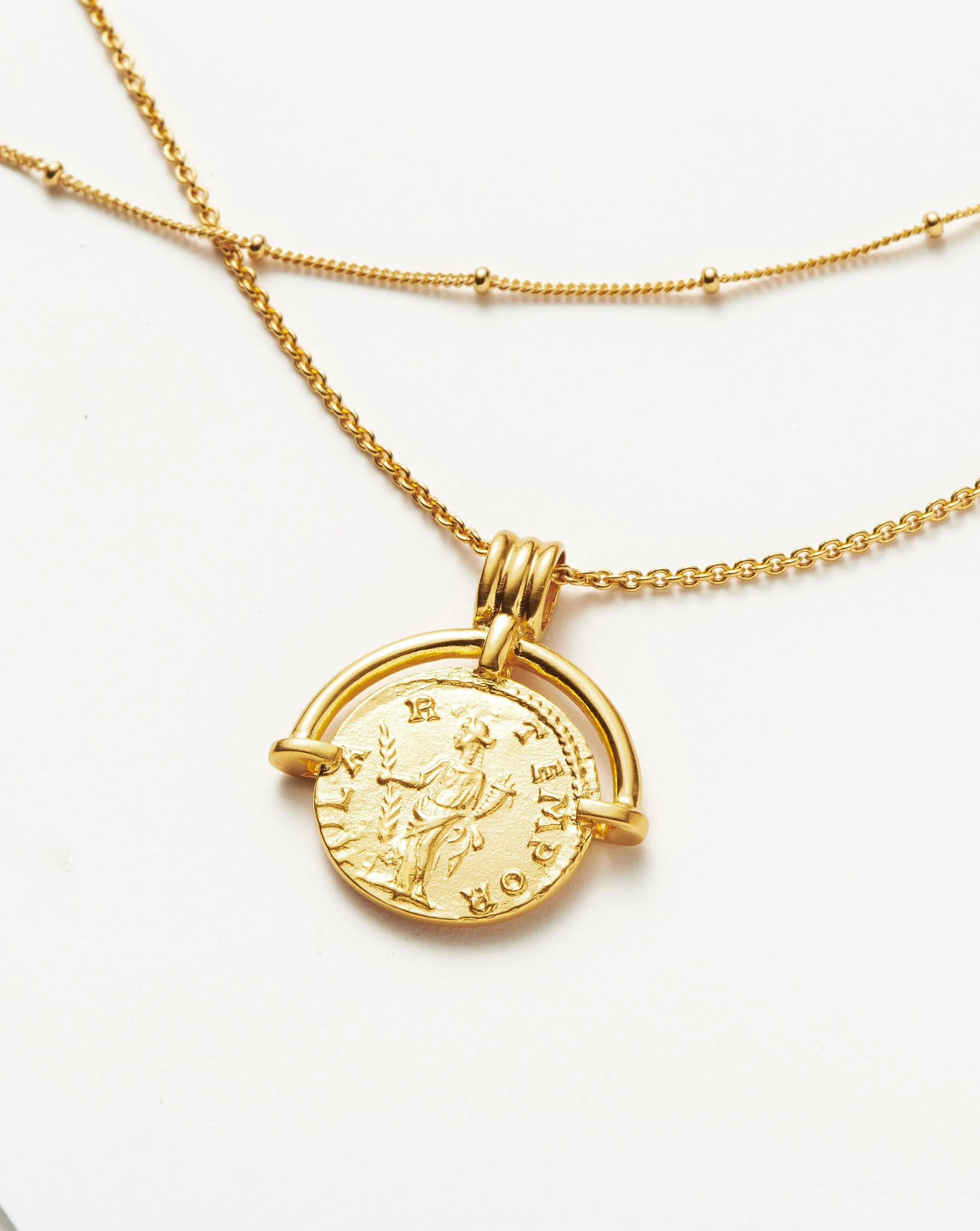 Lucy Williams Roman Arc Chain Necklace Set | 18k Gold Vermeil