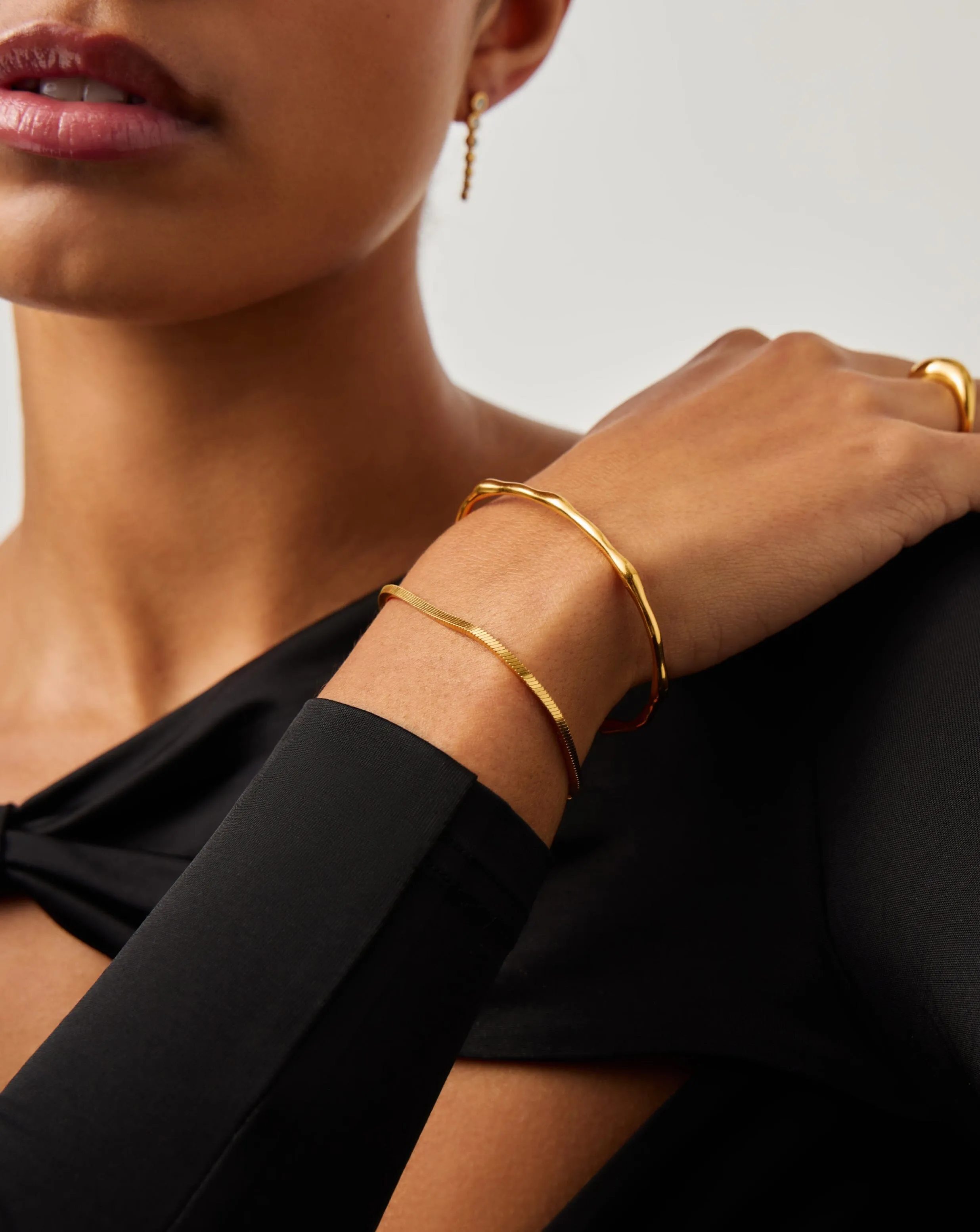 Magma Cuff Bracelet | 18k Gold Plated