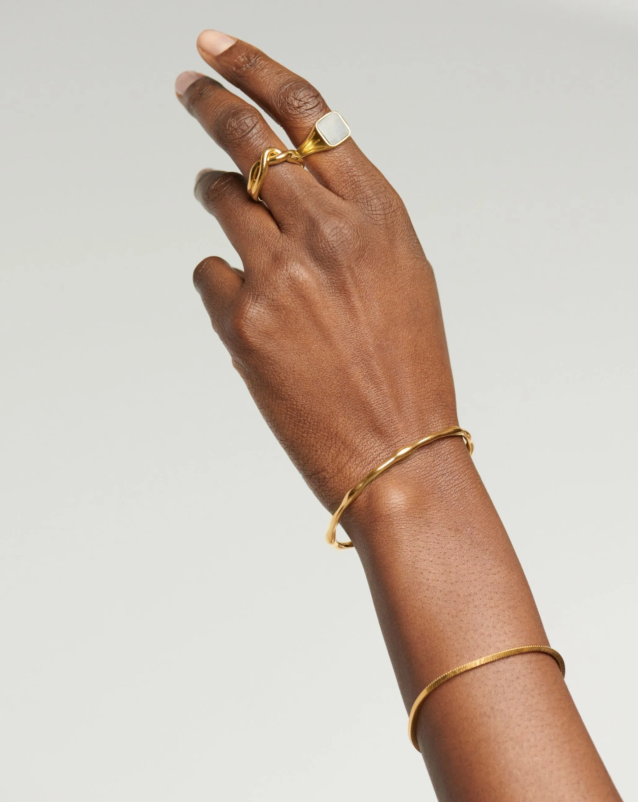Magma Cuff Bracelet | 18k Gold Plated