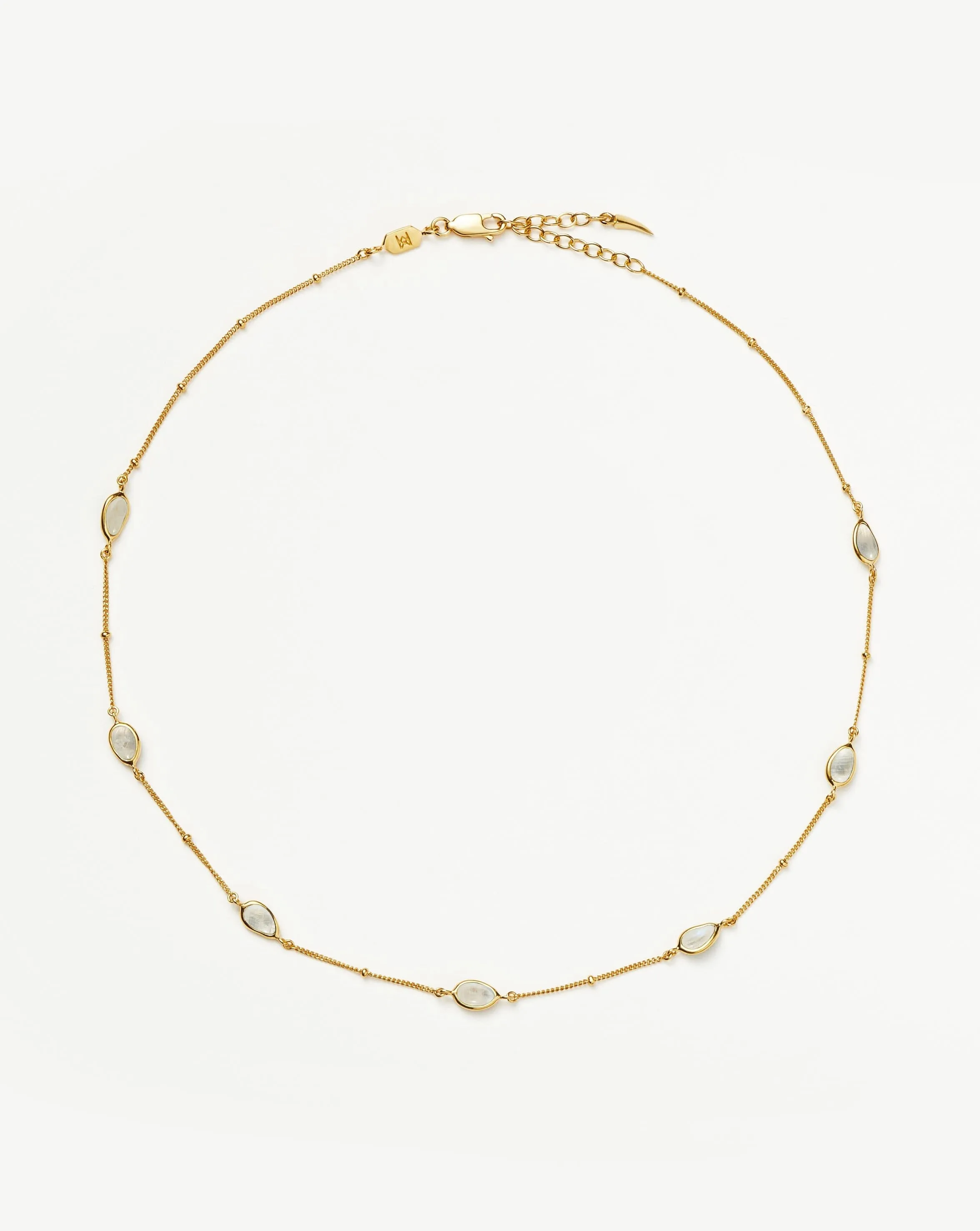 Magma Gemstone Charm Choker | 18k Recycled Gold Vermeil on Recycled Sterling Silver