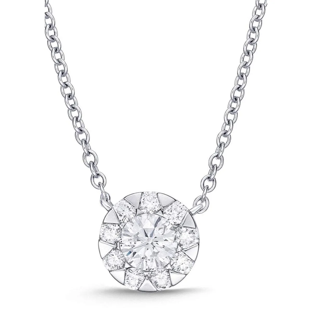 MEMOIRE-BOUQUET EVERYDAY NECKLACE 1CTW APPROX. (.55 CENTER)Bouquet Everyday Necklace 1ctw approx. (.55 center) FNBQ19318008W72000