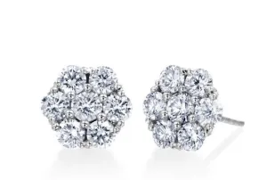 MEMOIRE FLORAL STUD EARRINGS