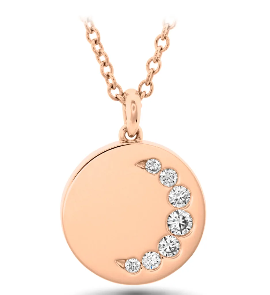 MEMOIRE-LUNA CRESCENT MEDALLION .11-.13CTW APPROX. 11MM    FCBZ10918008R72000
