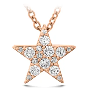 MEMOIRE-LUNA PAVE STAR PENDANT .16-.18CTW APPROX.  CCPV11118008R72000