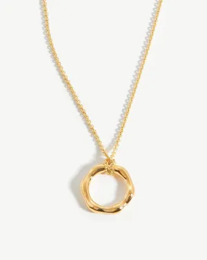 Mini Molten Pendant Necklace