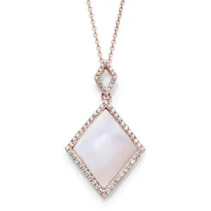 Penelope Pearl and Diamond Pendant