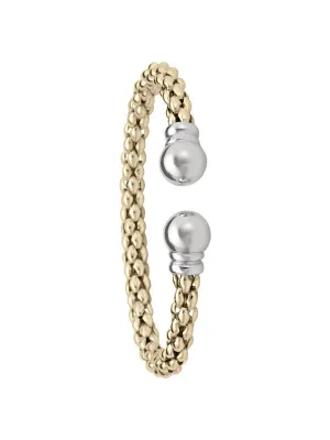 TWO TONE FANCY MESH BANGLE