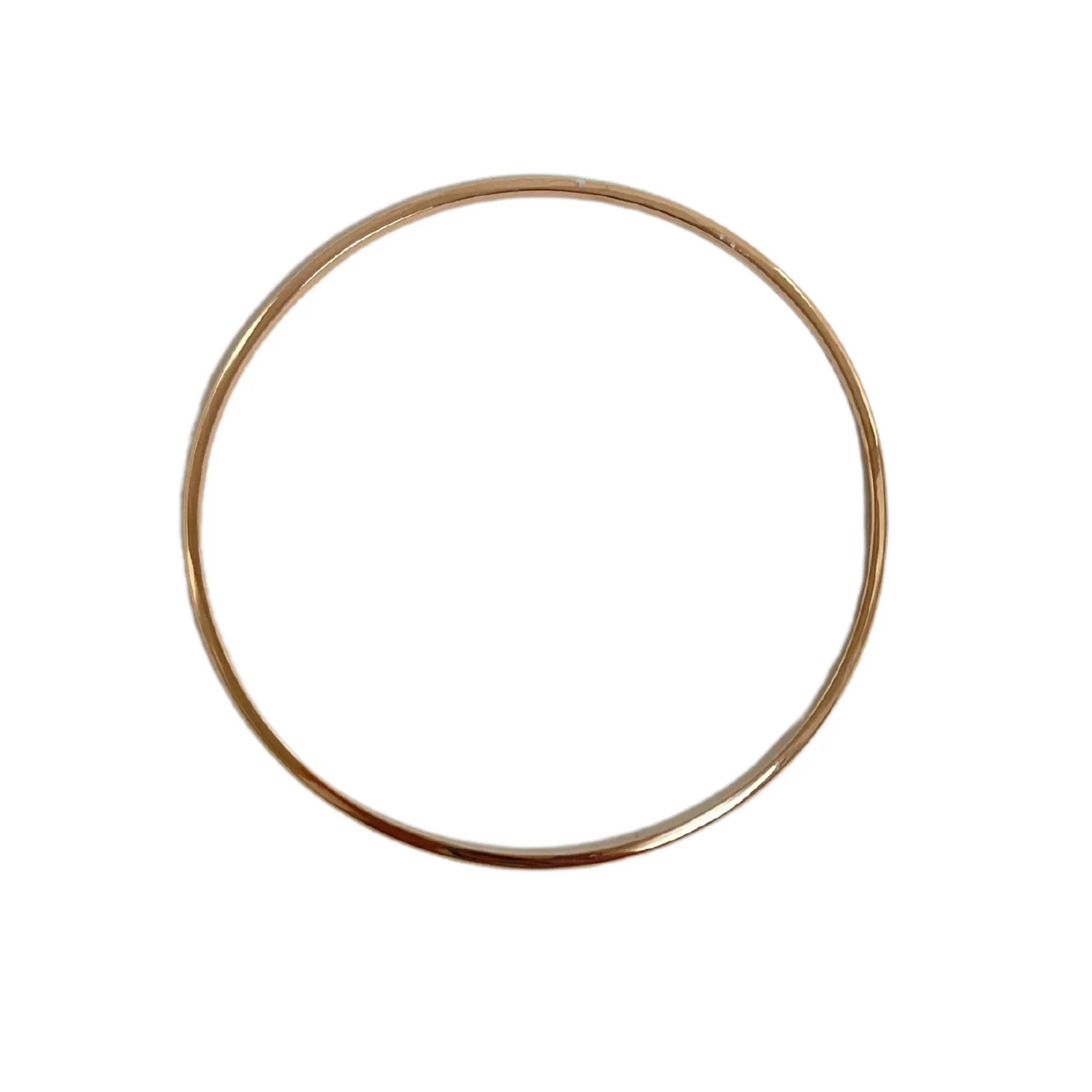 Vintage 18K Rose Gold Bangle Bracelet
