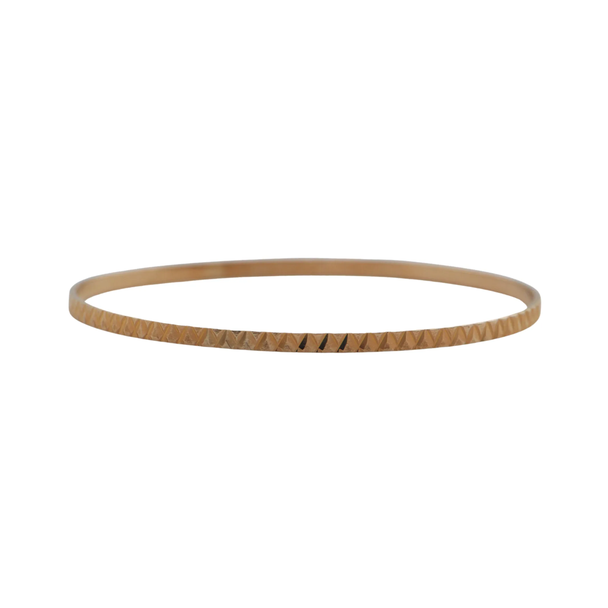Vintage 18K Yellow Gold Bangle Bracelet