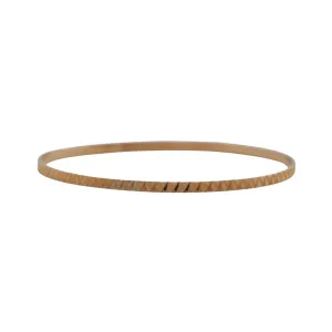 Vintage 18K Yellow Gold Bangle Bracelet