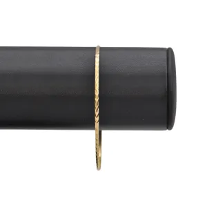Vintage Italian 'UNO.A.ERRE' Solid 18K Gold Bangle Bracelet