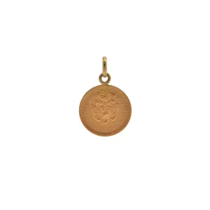 Vintage Mexican Dos Y Medio Pesos  Gold Coin Pendant